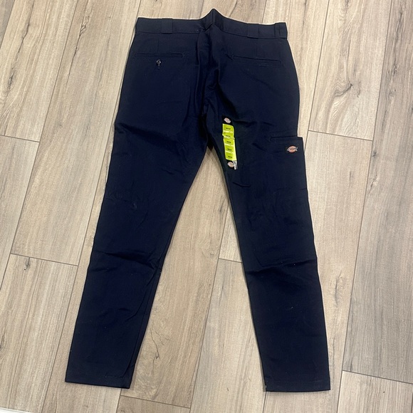 Men’s Navy Blue skinny fit dickies - Picture 5 of 5